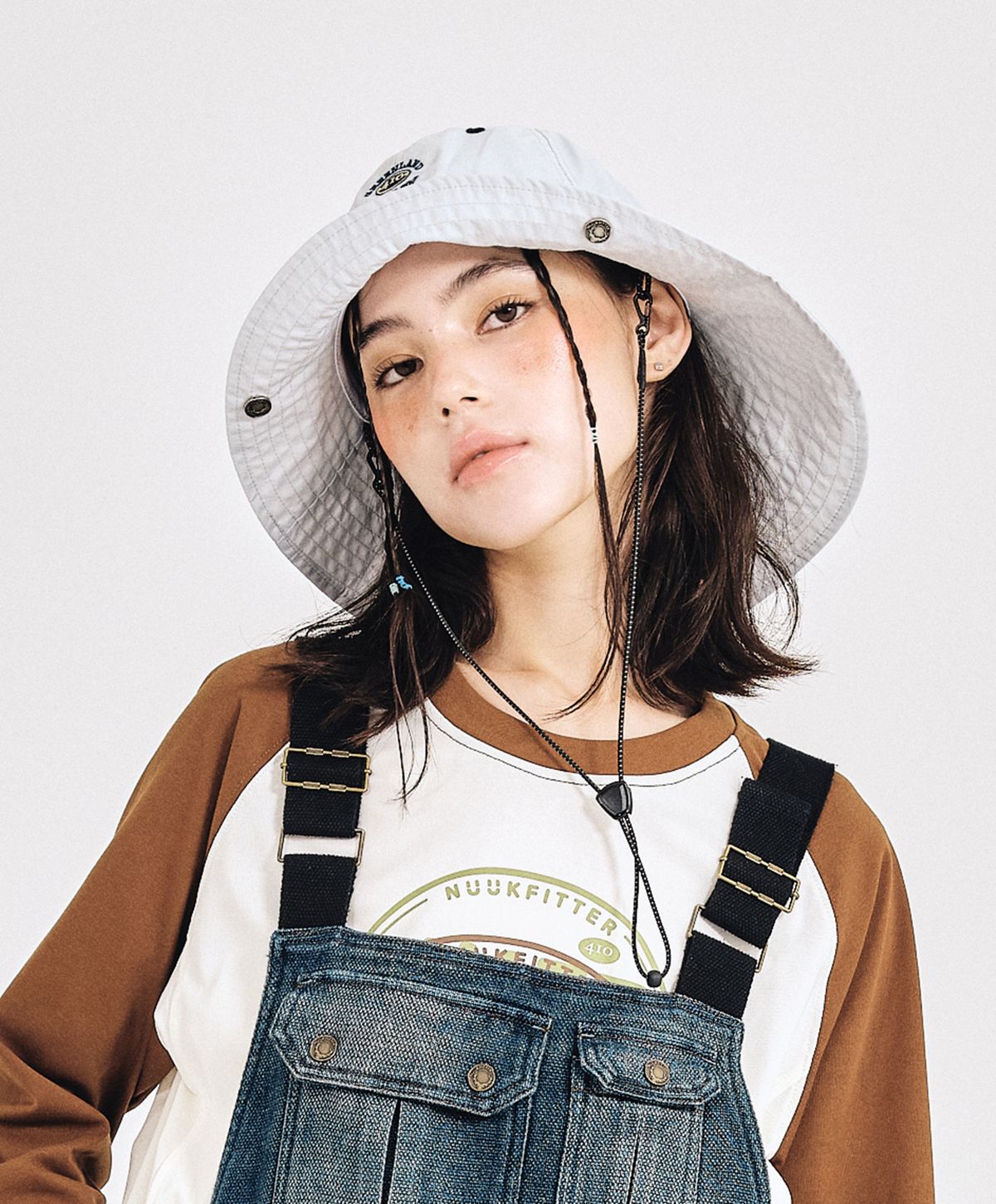 누크피터(NUUKFITTER) ICE-UP FISHERMANS HAT [GRAY]