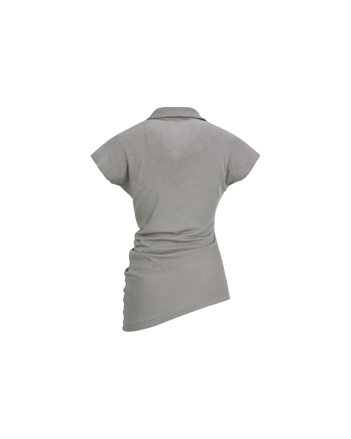 도그마 엑스(DOGMA EHKS) TWISTED POLO SHORT SLEEVE LIGHT GREY