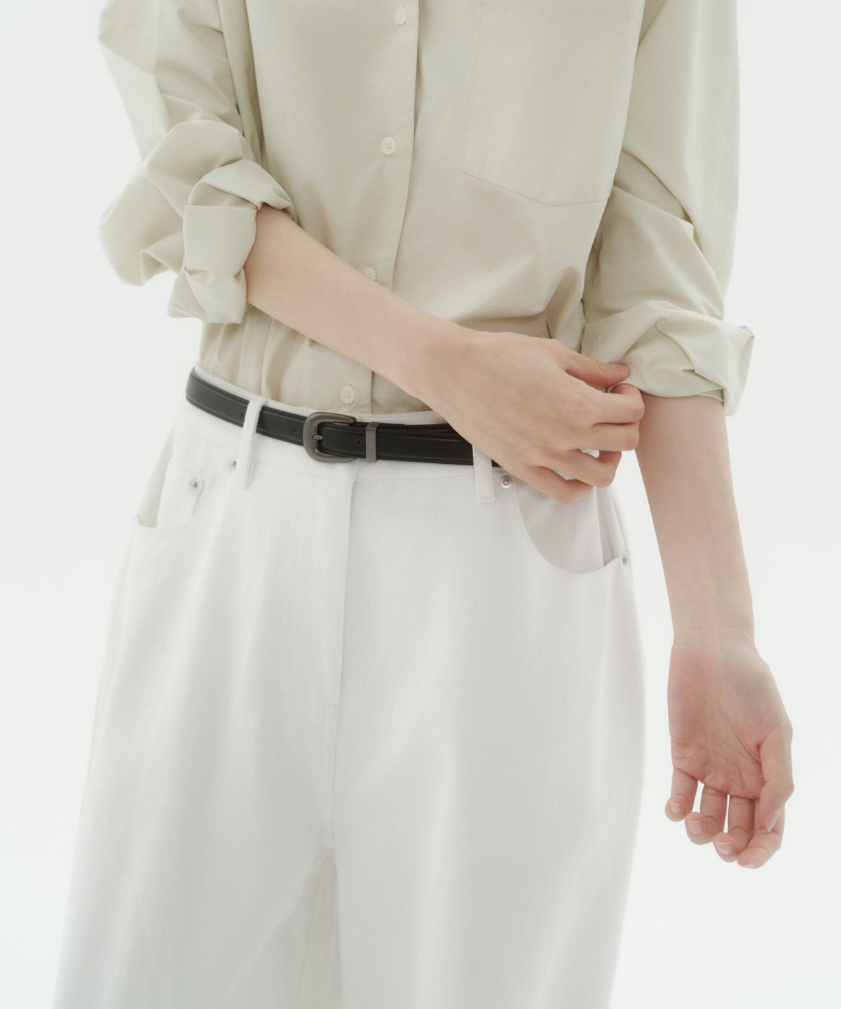 무신사 스탠다드 우먼(MUSINSA STANDARD WOMAN) 우먼즈 코튼 엑스트라 와이드 팬츠 [크림]