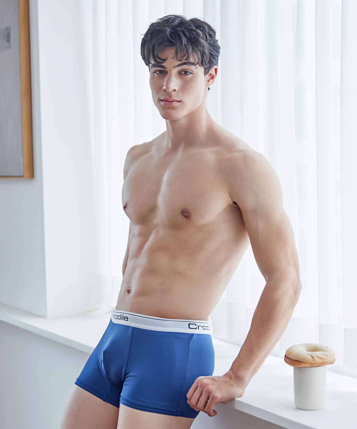 크로커다일 이너웨어(CROCODILE INNERWEAR) [3PACK] 남성 에어로쿨 메쉬 드로즈