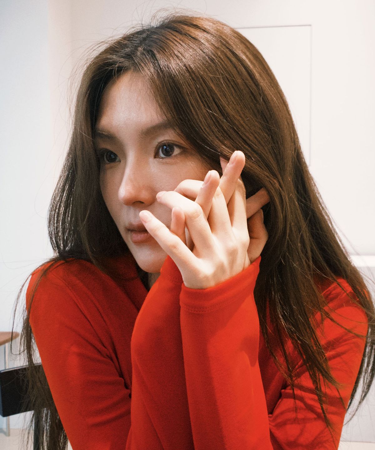 시티브리즈(CITYBREEZE) 코튼 라운드 긴팔 티셔츠(Trend)_4COLORS