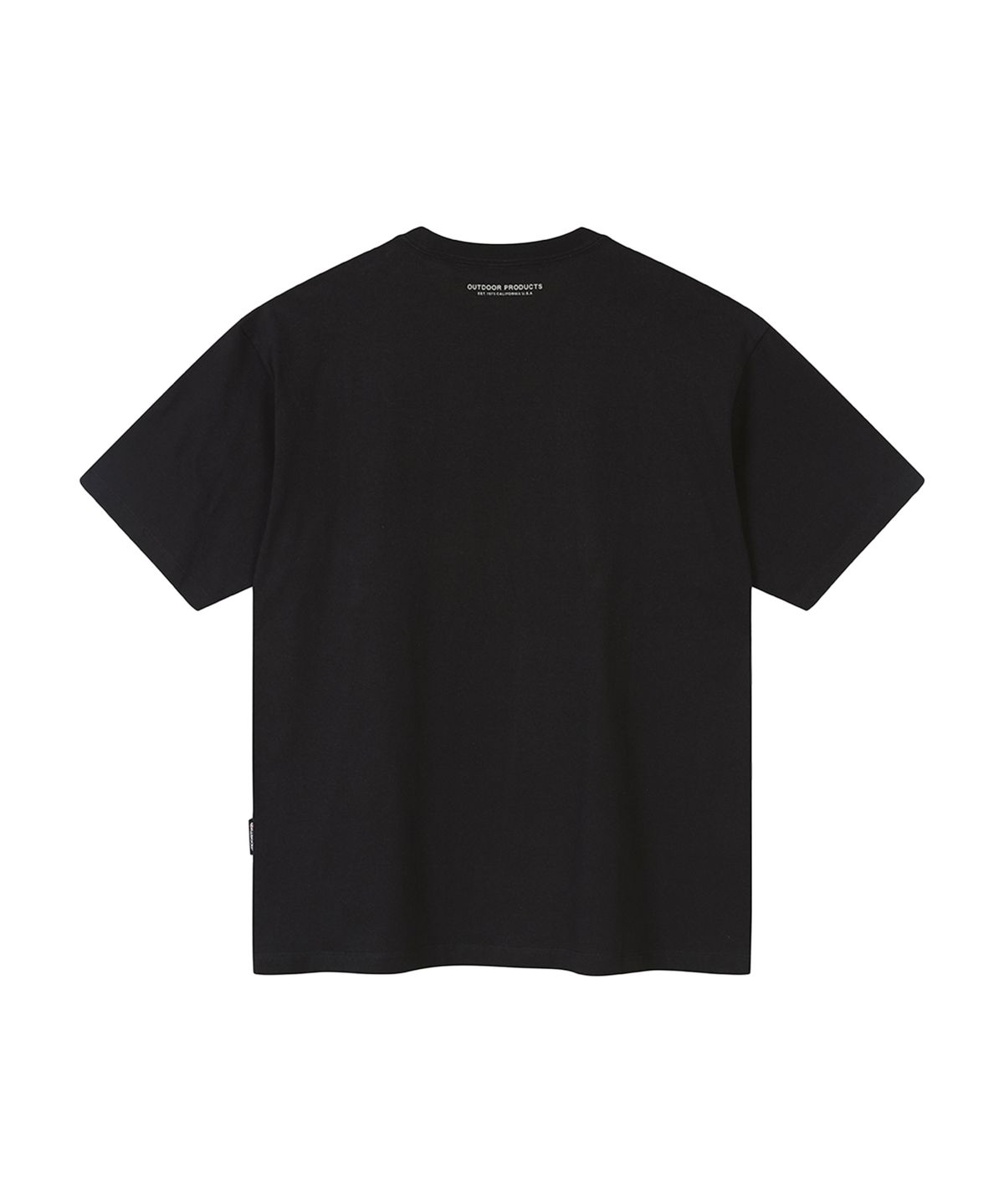 아웃도어 프로덕츠(OUTDOOR PRODUCTS) VINTAGE WAVE LOGO T-SHIRT (BLACK)