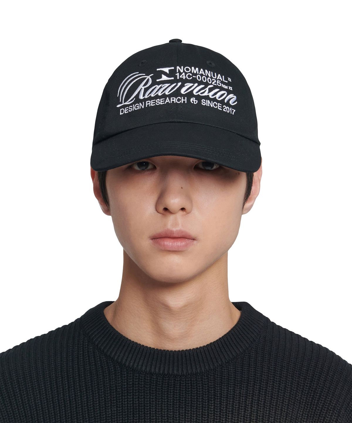 노매뉴얼(NOMANUAL) T.L BALL CAP - BLACK