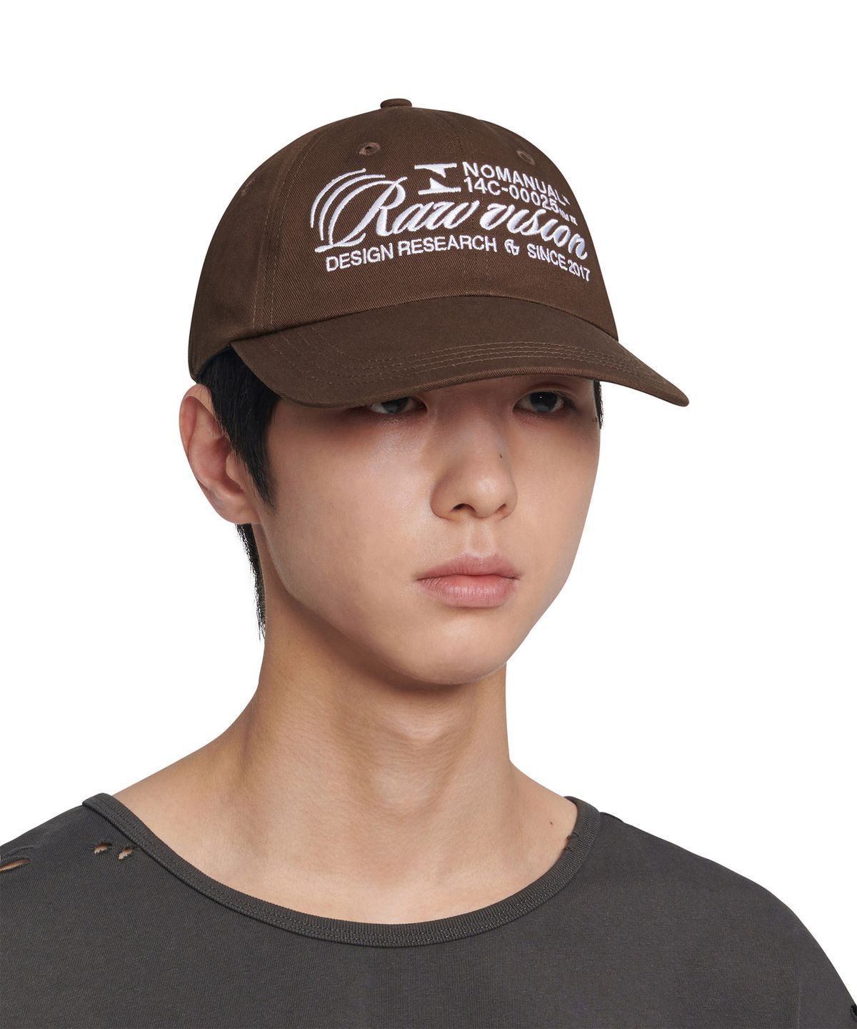 노매뉴얼(NOMANUAL) T.L BALL CAP - BROWN