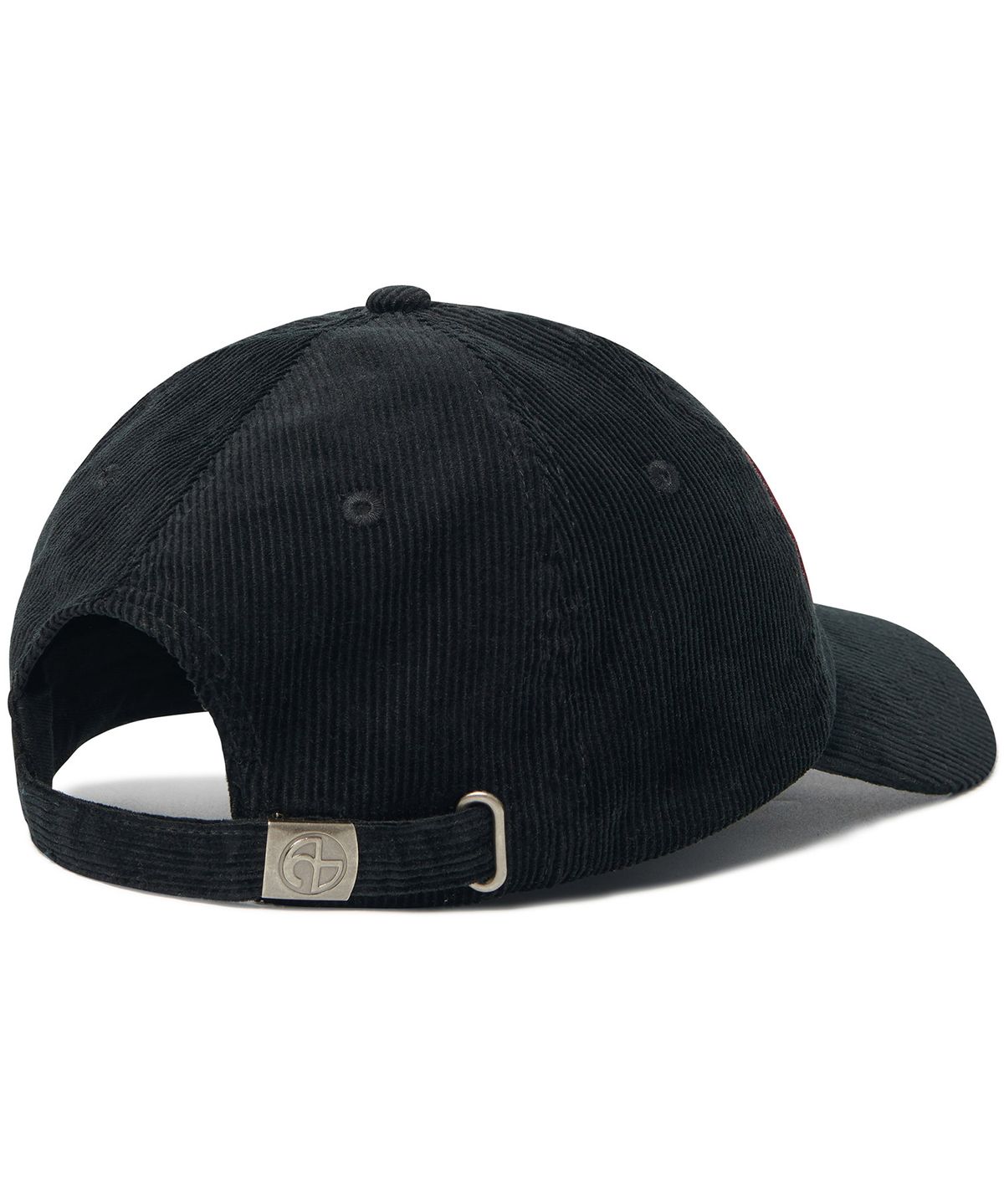 노매뉴얼(NOMANUAL) SIGN PATCHED CORDUROY BALL CAP - BLACK