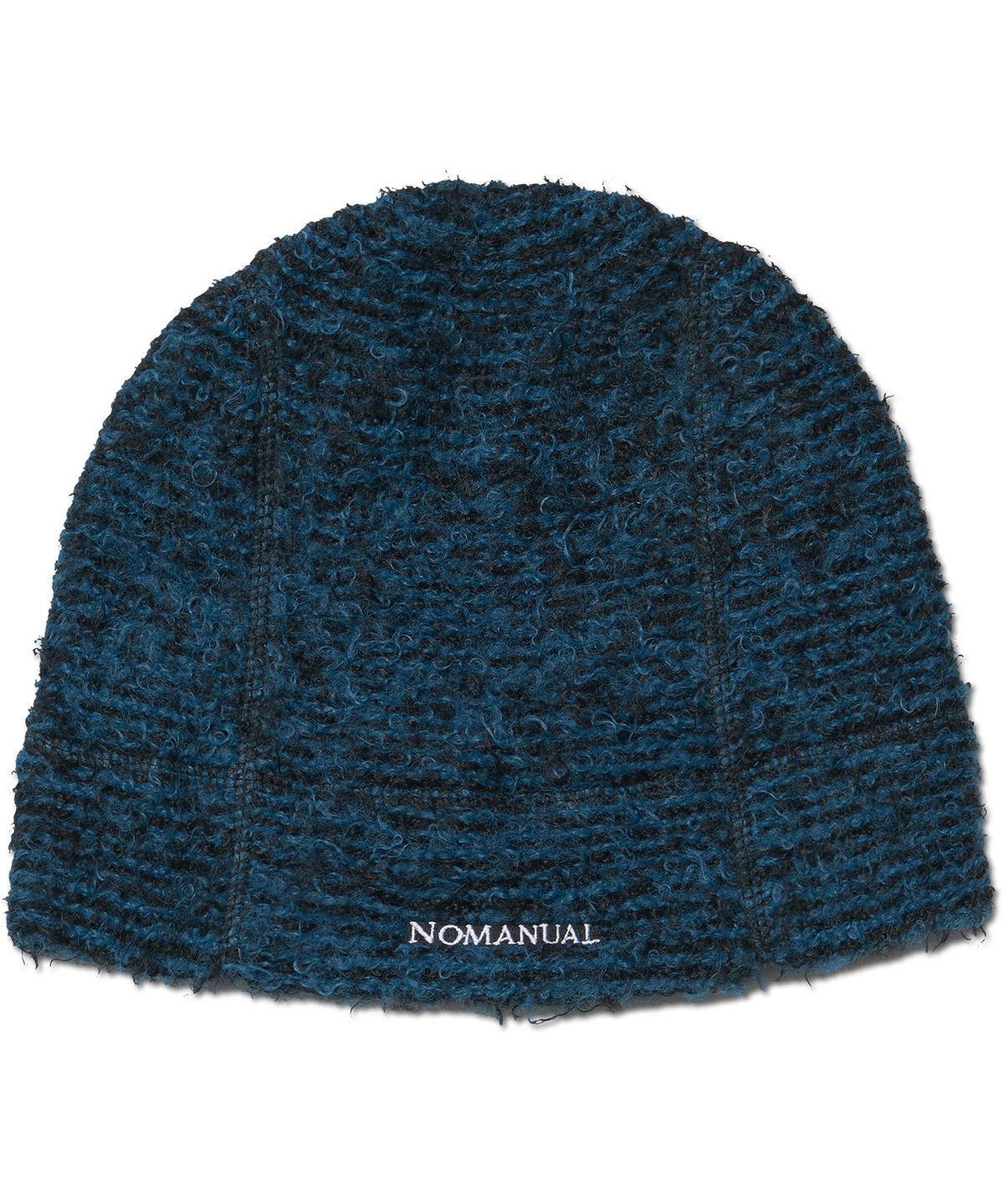 노매뉴얼(NOMANUAL) NEST HAIRY BEANIE - MIXED BLUE