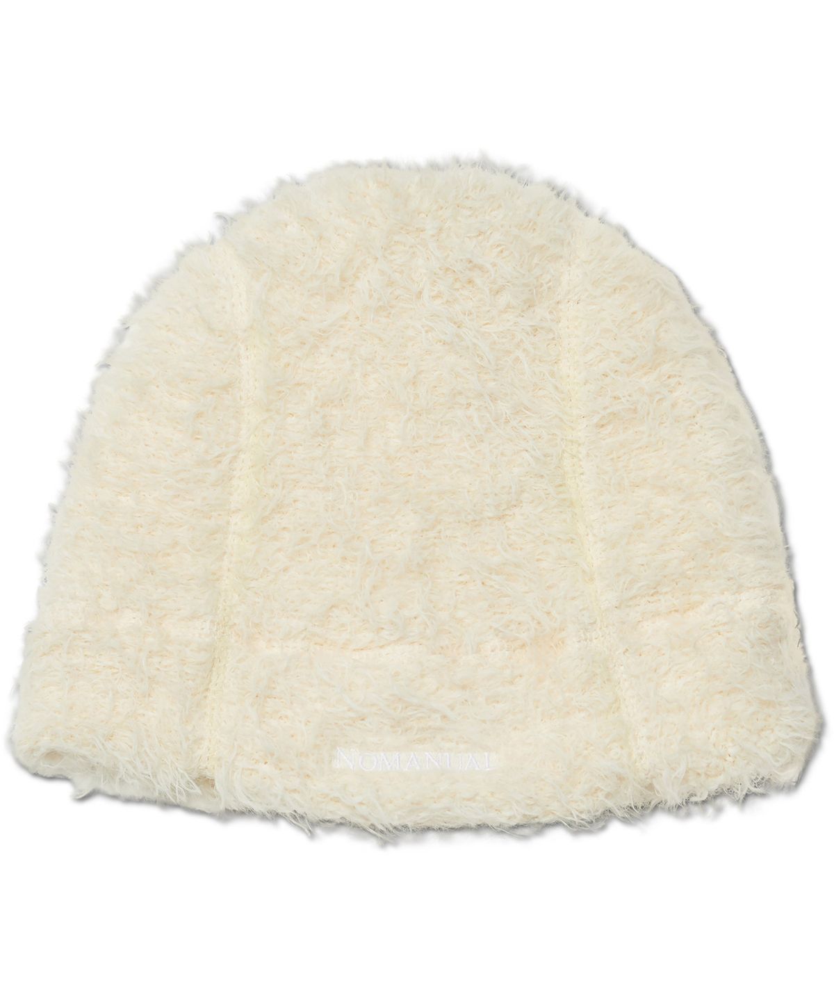 노매뉴얼(NOMANUAL) NEST HAIRY BEANIE - CREAM