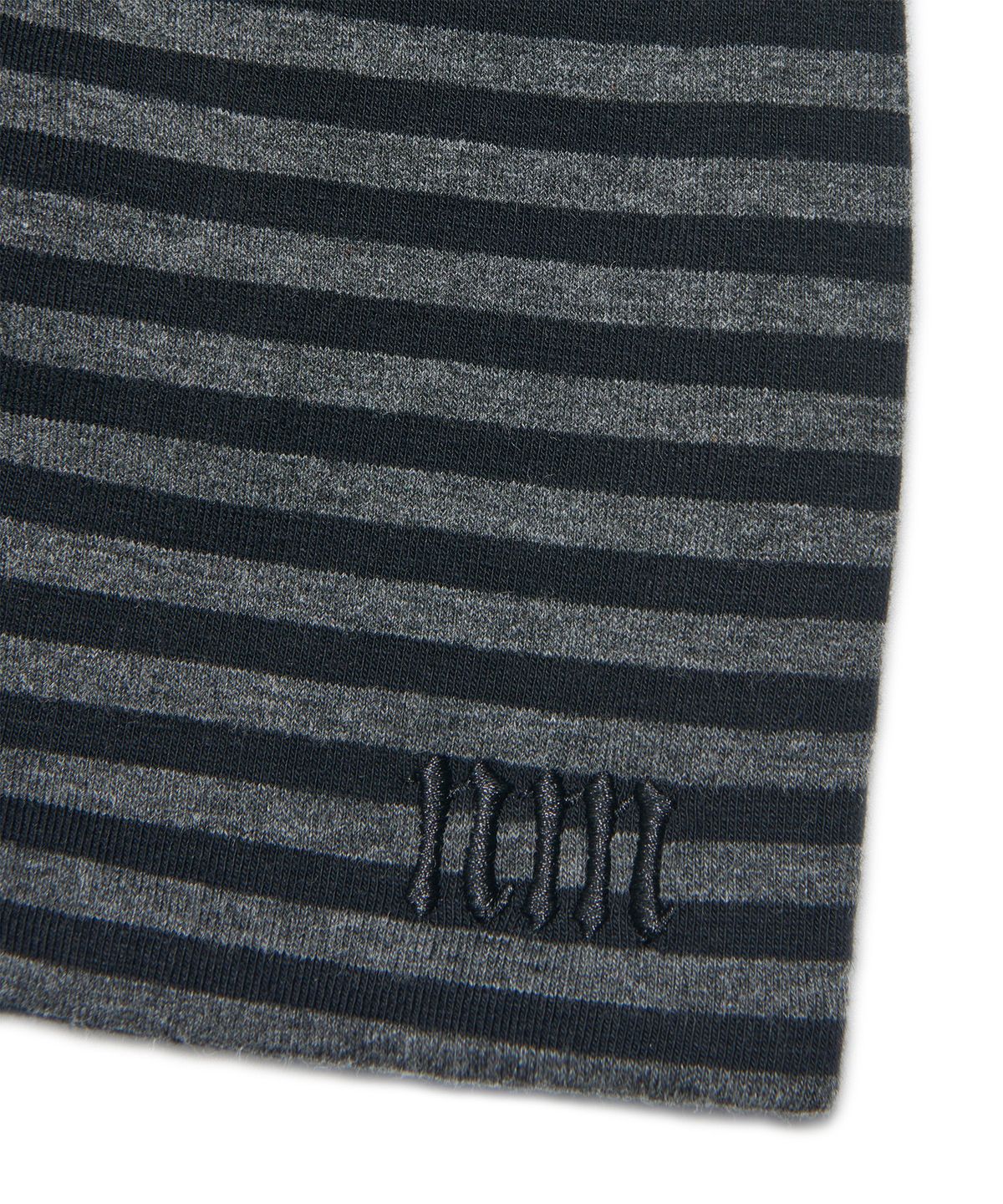 노매뉴얼(NOMANUAL) NM STRIPE BEANIE - BLACK