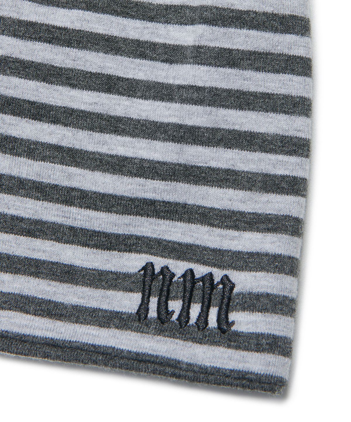 노매뉴얼(NOMANUAL) NM STRIPE BEANIE - GRAY