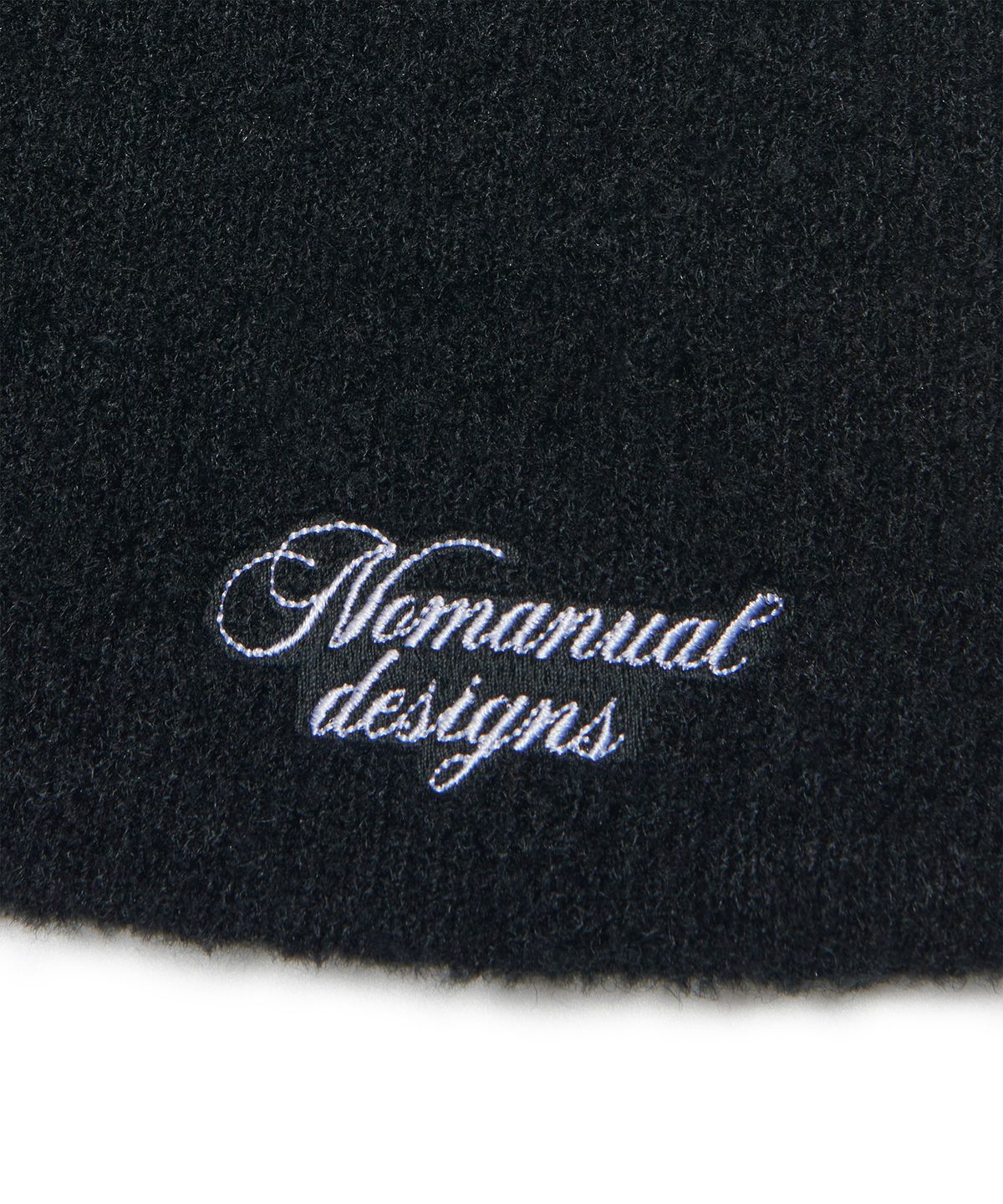 노매뉴얼(NOMANUAL) BOUCLE BEANIE - BLACK