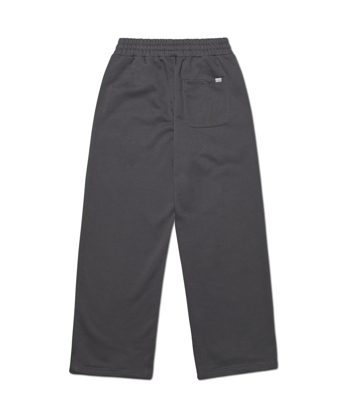노매뉴얼(NOMANUAL) OVERLAY LOGO SWEATPANTS - CHARCOAL