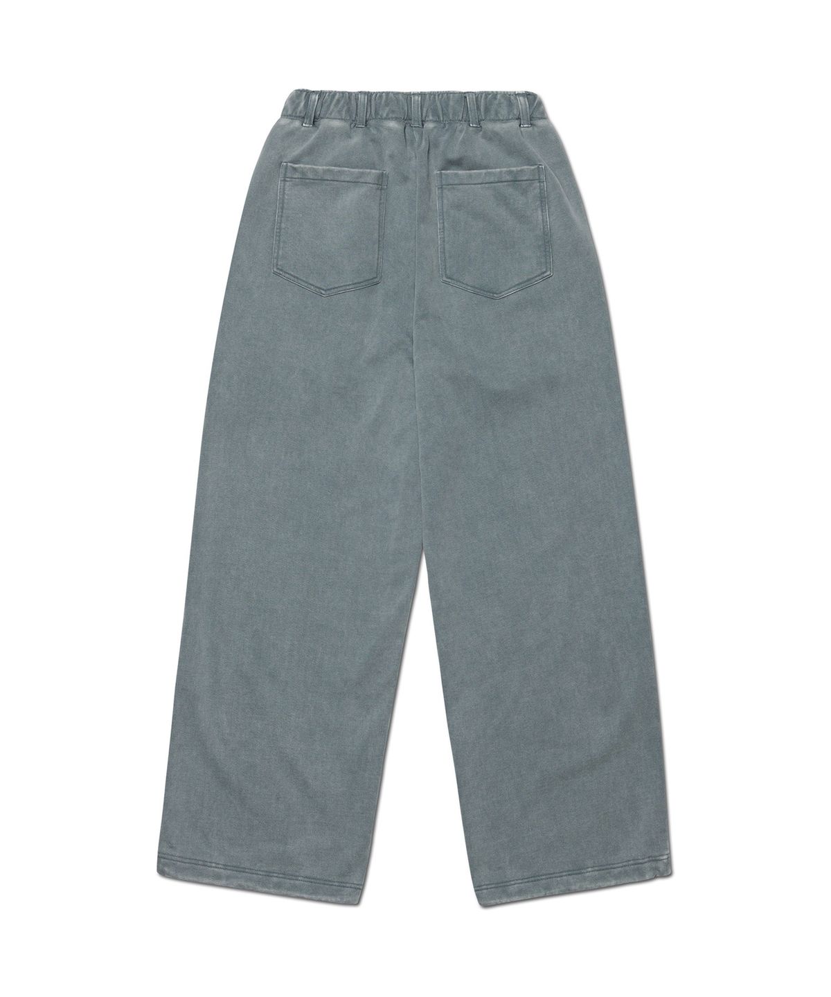 노매뉴얼(NOMANUAL) TWO-TUCK BELTED SWEATPANTS - WASHED GRAY
