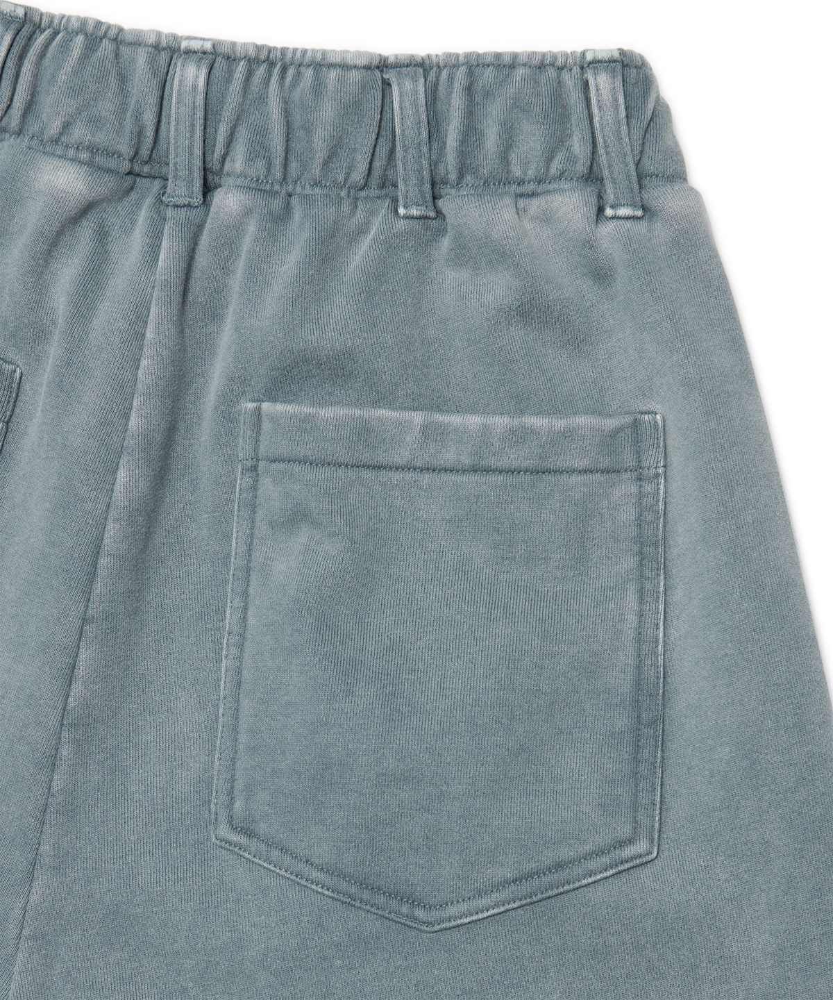 노매뉴얼(NOMANUAL) TWO-TUCK BELTED SWEATPANTS - WASHED GRAY