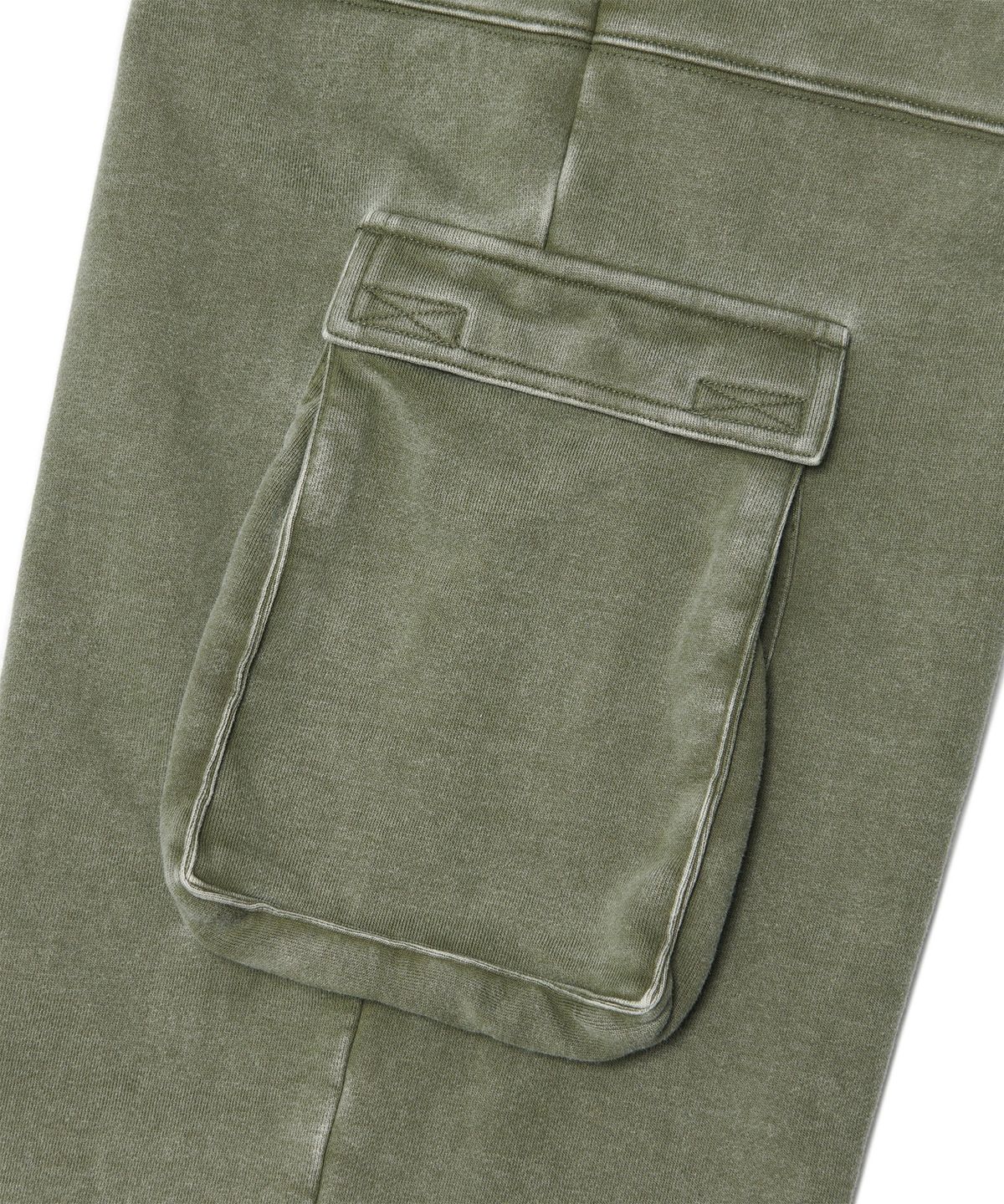 노매뉴얼(NOMANUAL) MULTI CARGO SWEATPANTS - WASHED KHAKI