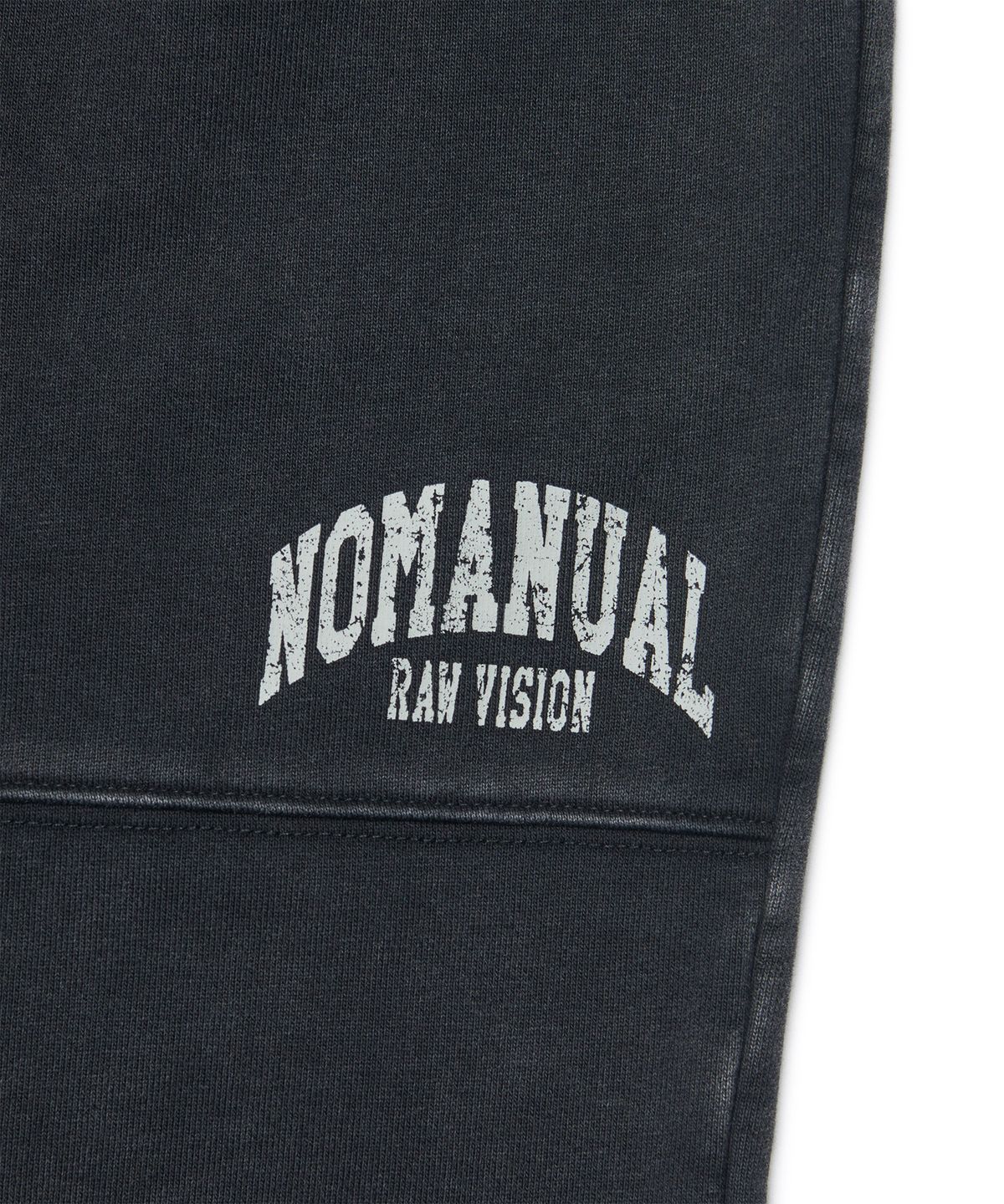 노매뉴얼(NOMANUAL) C.A VINTAGE SWEATPANTS - WASHED BLACK