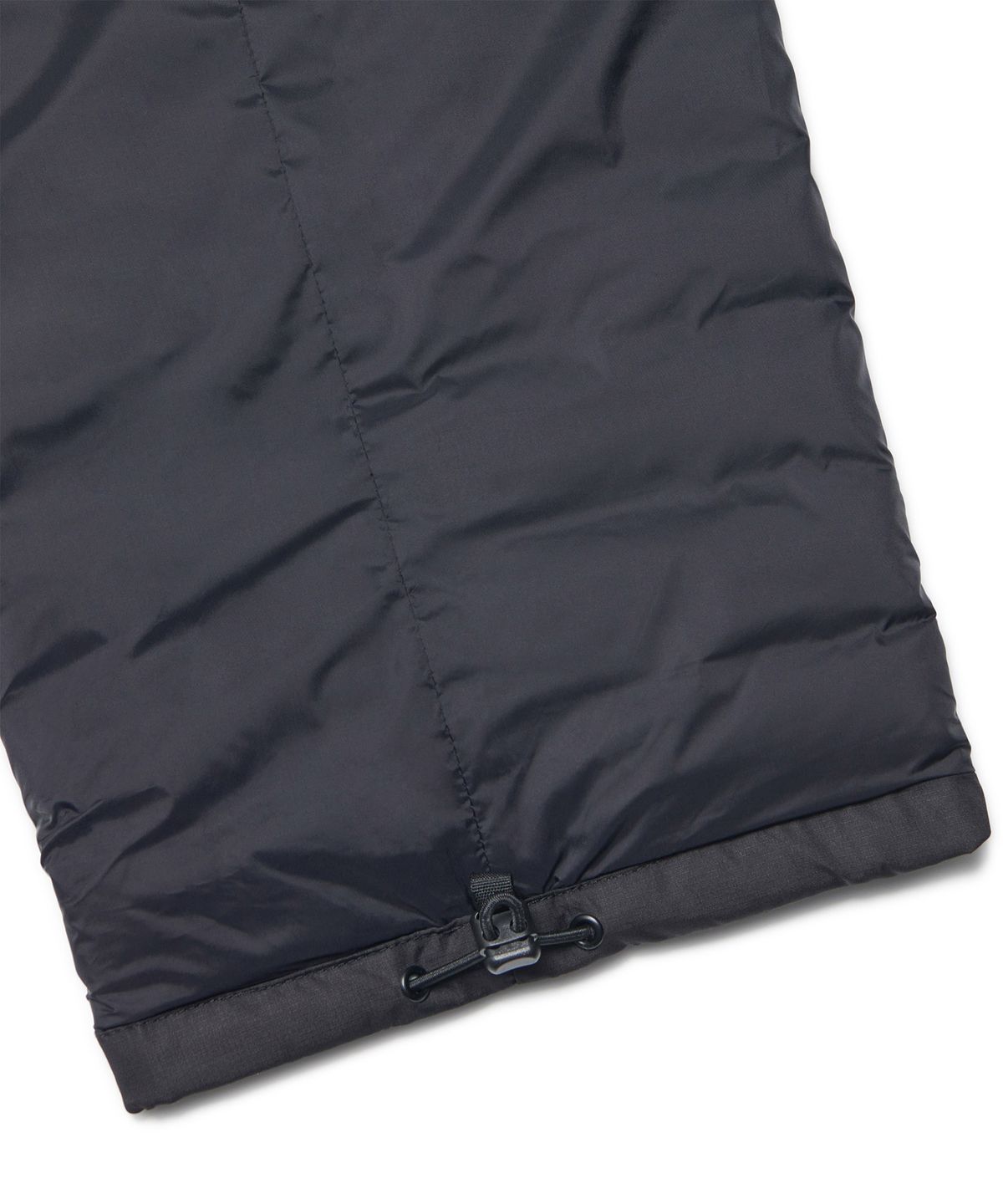 노매뉴얼(NOMANUAL) CREPE DUCK DOWN PADDED PANTS - BLACK