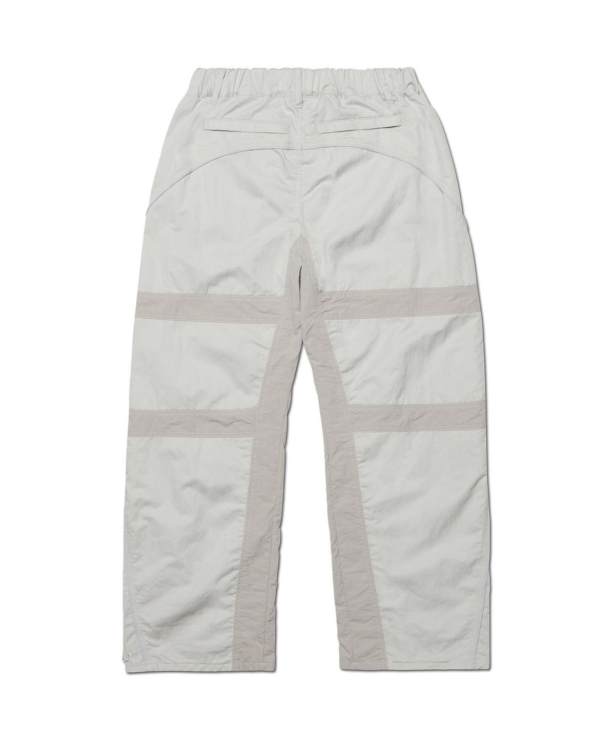 노매뉴얼(NOMANUAL) MOTO TRACK PANTS - LIGHT GRAY