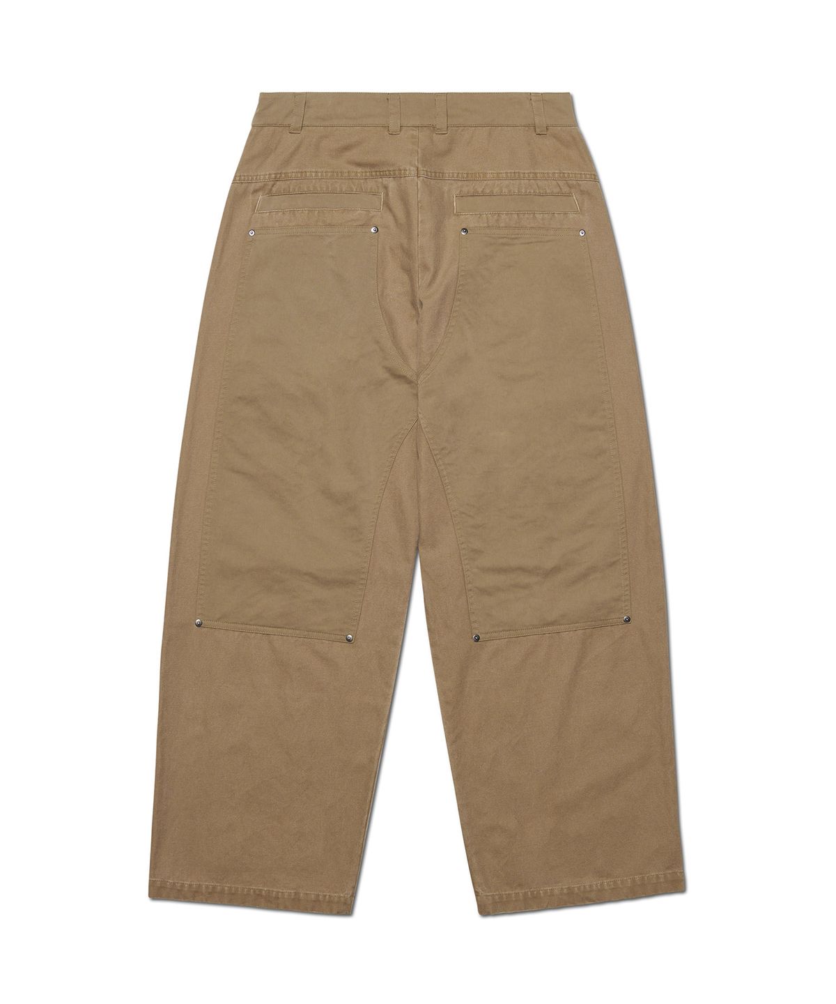 노매뉴얼(NOMANUAL) DOUBLE LAYERED CARGO PANTS - WASHED BEIGE