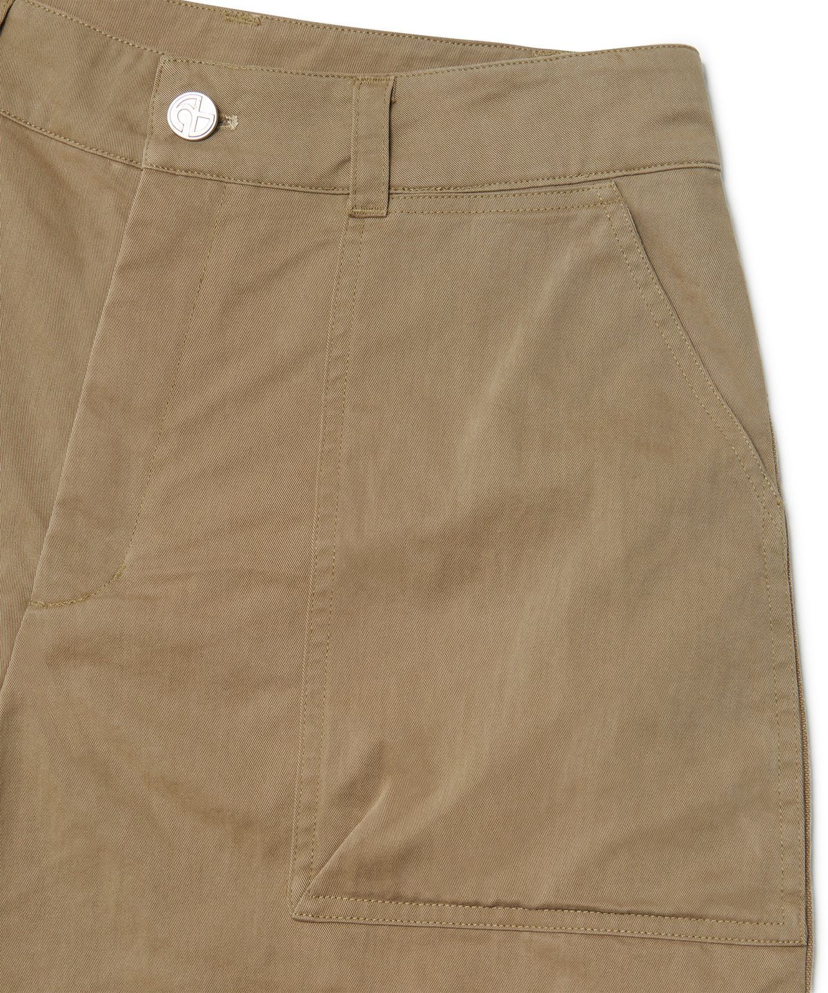 노매뉴얼(NOMANUAL) DOUBLE LAYERED CARGO PANTS - WASHED BEIGE