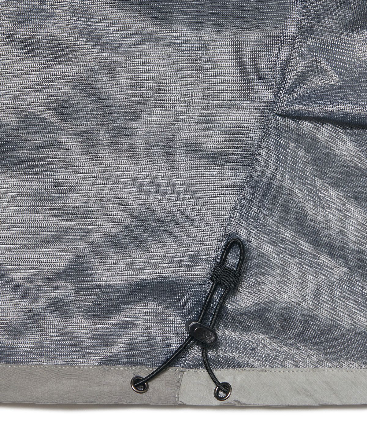 노매뉴얼(NOMANUAL) TUCK-STRUCTURED NYLON PANTS - GRAY