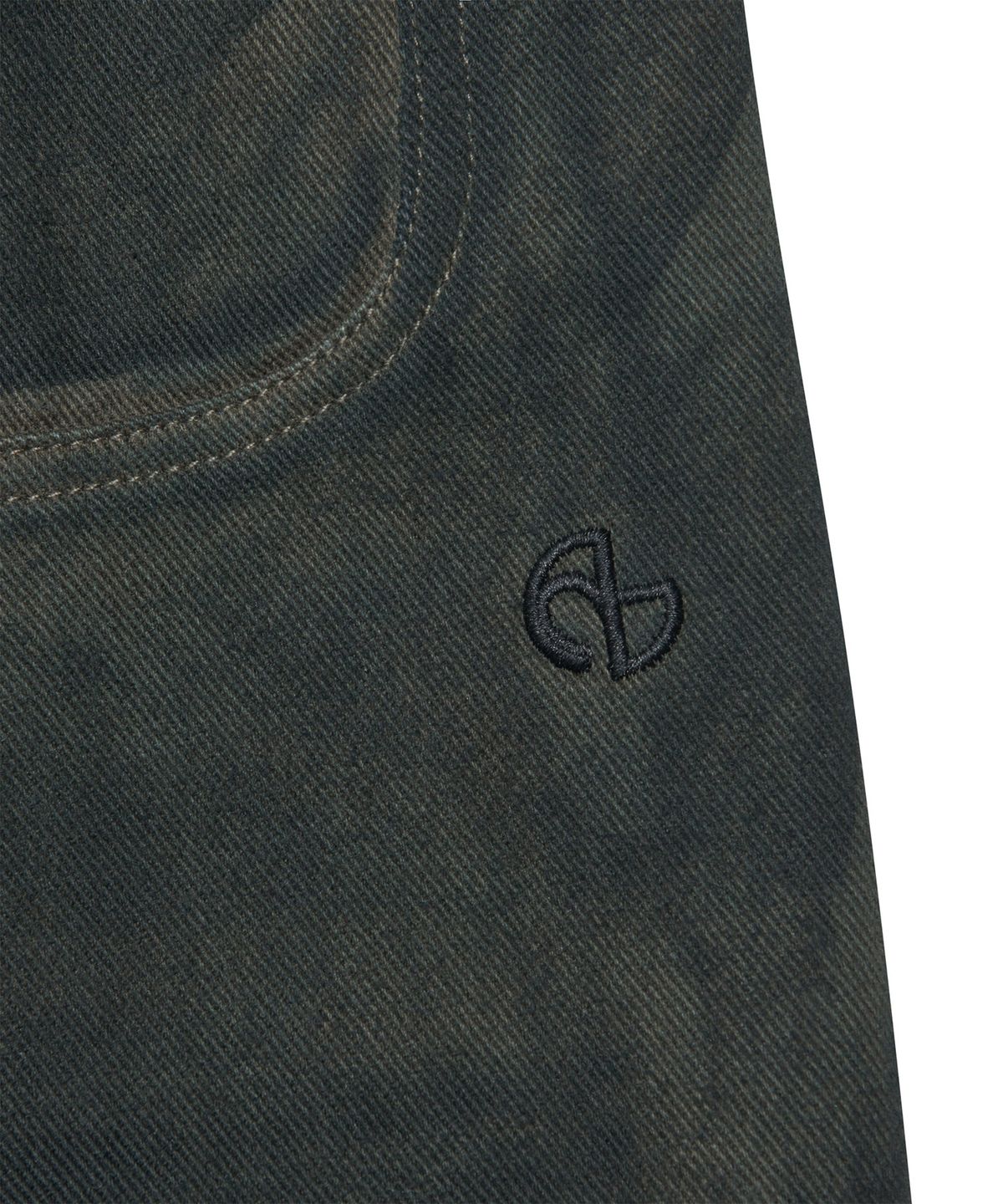 노매뉴얼(NOMANUAL) PAINTED CARGO PANTS - CHARCOAL