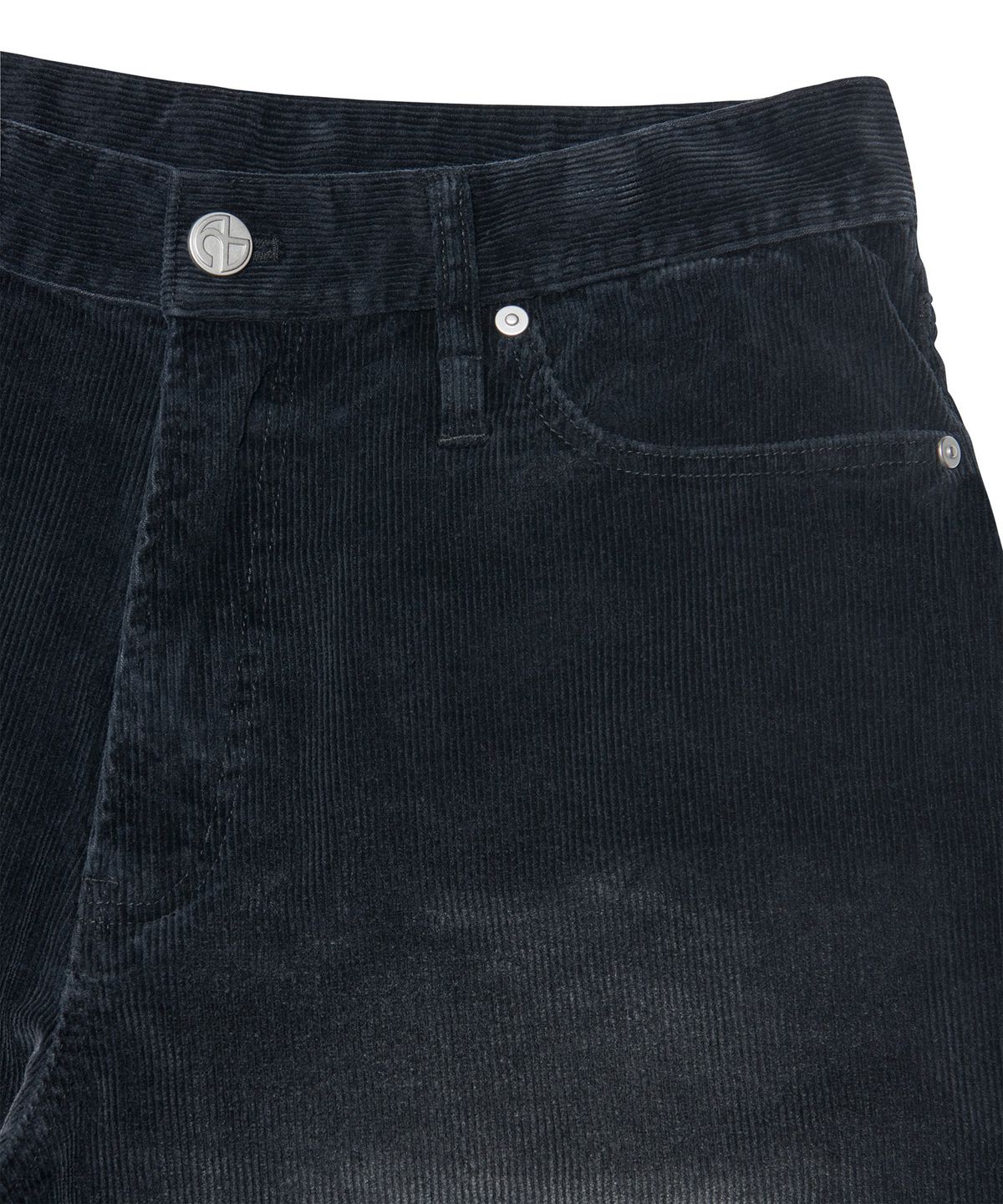 노매뉴얼(NOMANUAL) V.W CORDUROY PANTS - WASHED BLACK