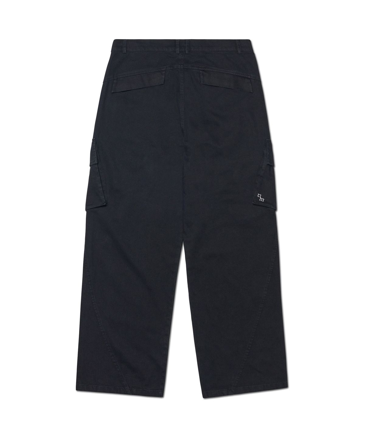 노매뉴얼(NOMANUAL) SLASH CARGO PANTS - BLACK