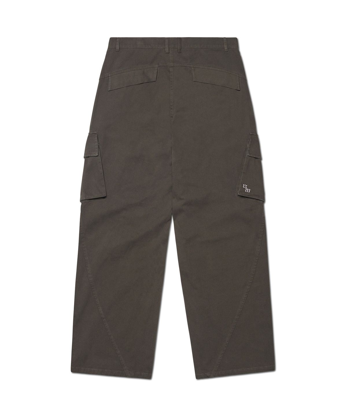노매뉴얼(NOMANUAL) SLASH CARGO PANTS - CHARCOAL