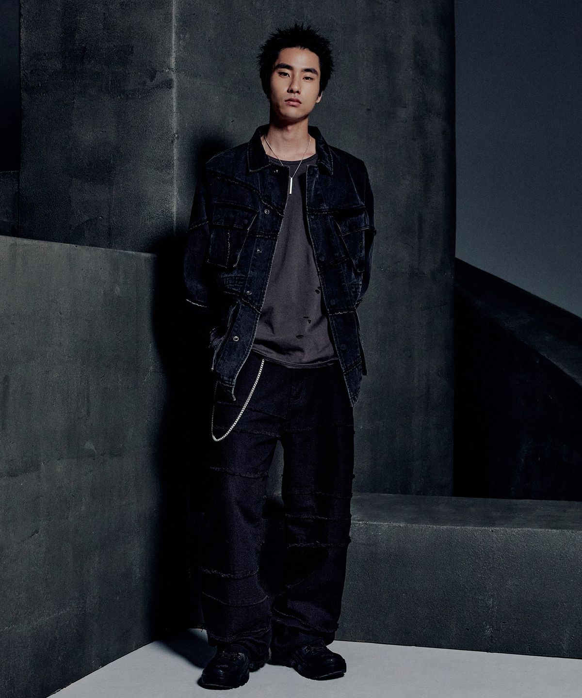 노매뉴얼(NOMANUAL) ROUGH DIVISION PANTS - BLACK