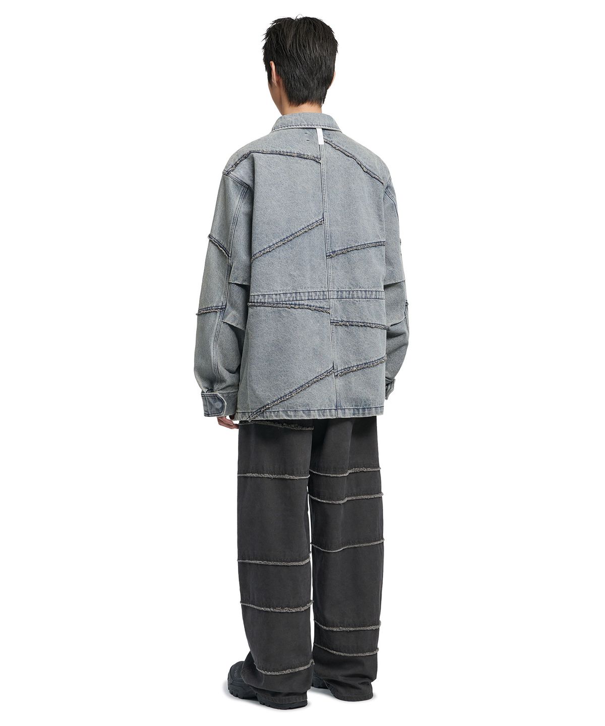 노매뉴얼(NOMANUAL) ROUGH DIVISION PANTS - CHARCOAL