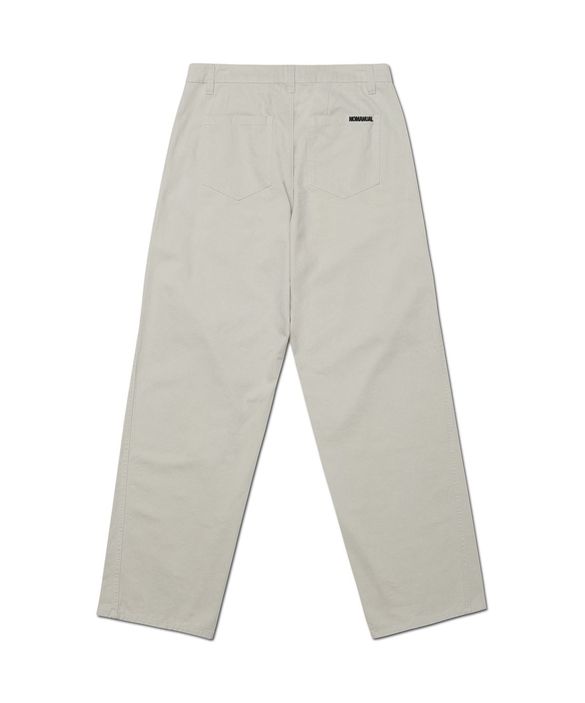 노매뉴얼(NOMANUAL) STACK PANTS - LIGHT GRAY