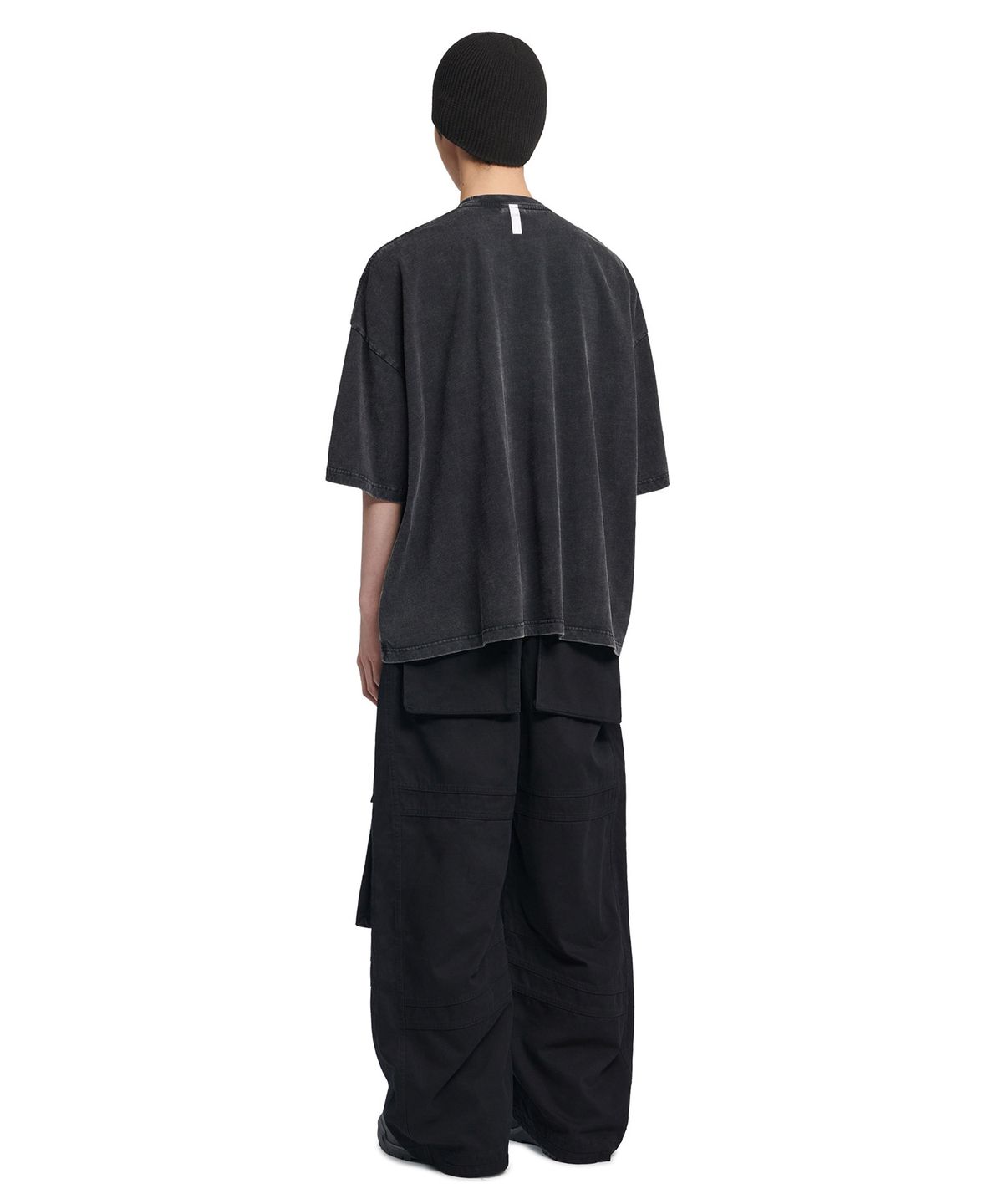 노매뉴얼(NOMANUAL) PENTRUM CARGO PANTS - WASHED BLACK