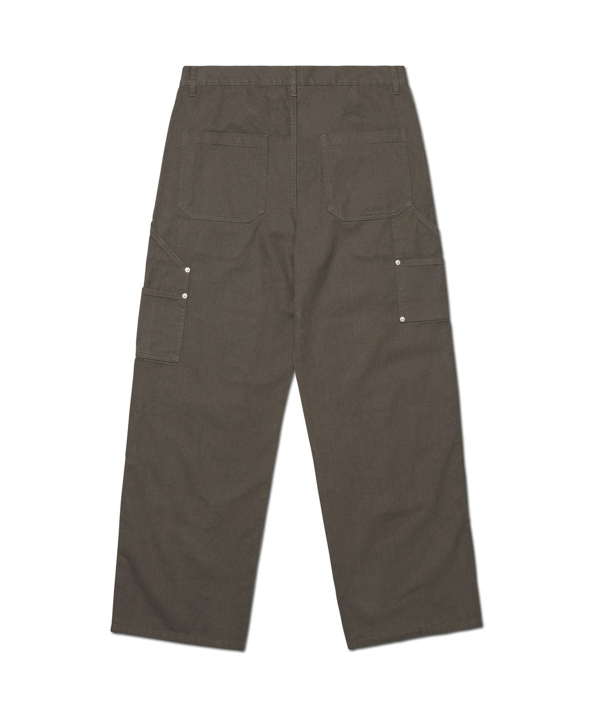 노매뉴얼(NOMANUAL) DIVIDED DOUBLE KNEE PANTS - CHARCOAL