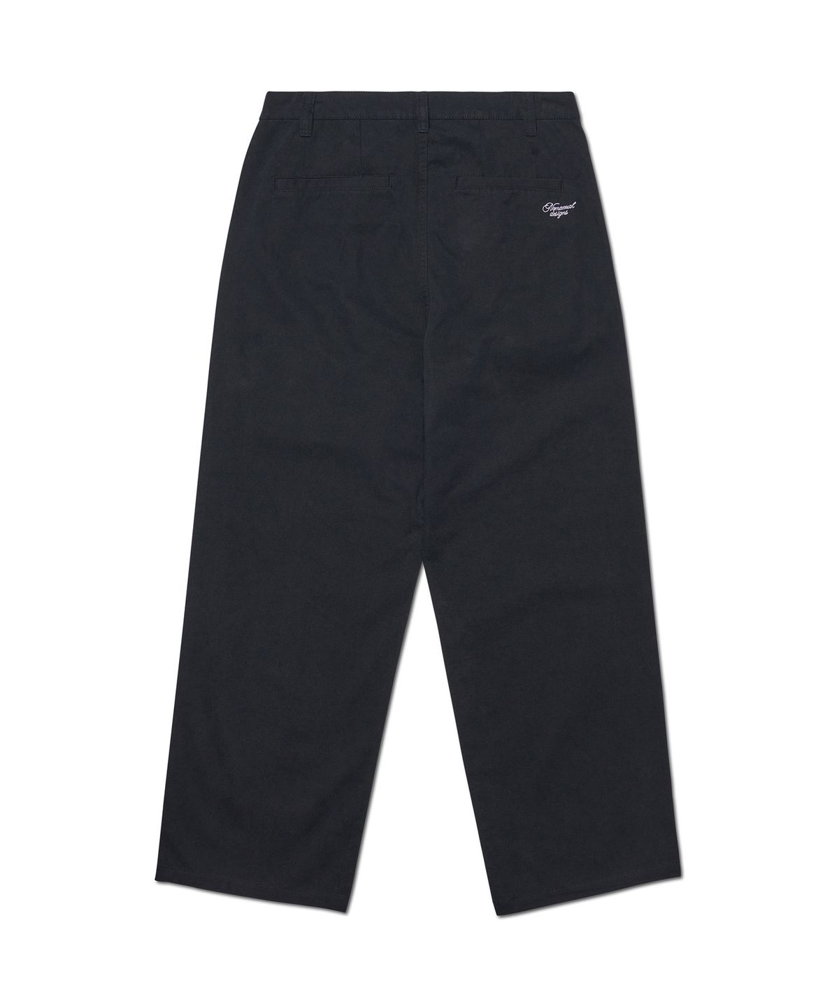 노매뉴얼(NOMANUAL) LOOSE FIT TWO-TUCK PANTS - BLACK