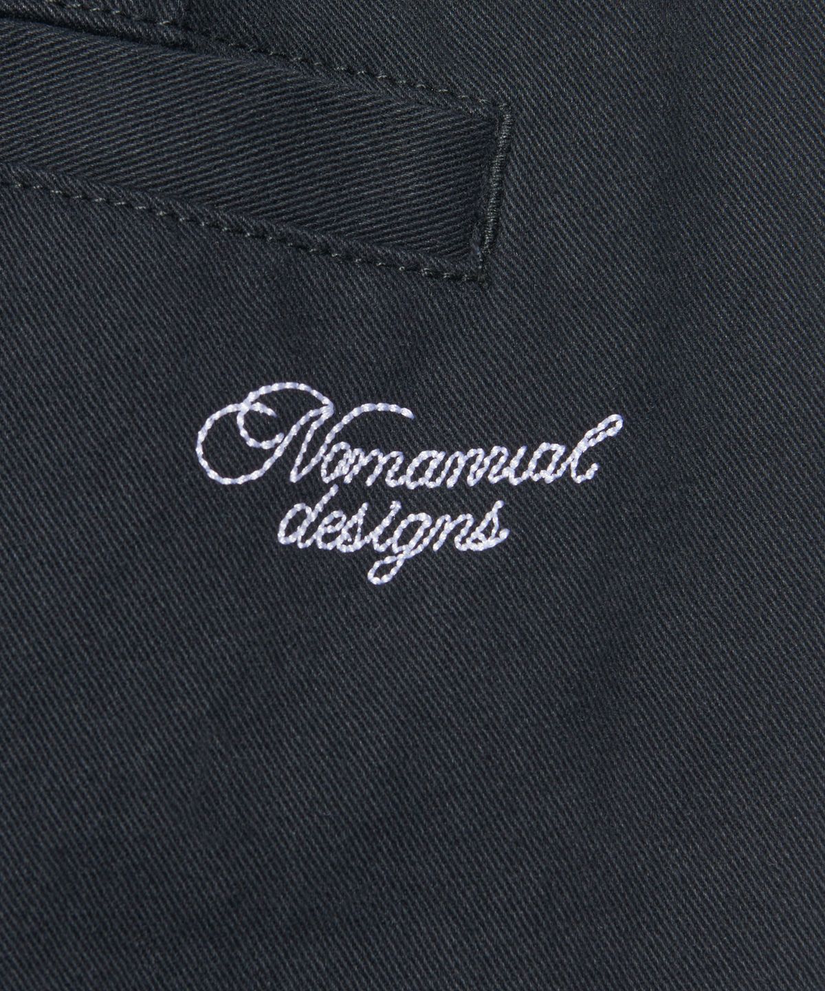 노매뉴얼(NOMANUAL) LOOSE FIT TWO-TUCK PANTS - BLACK