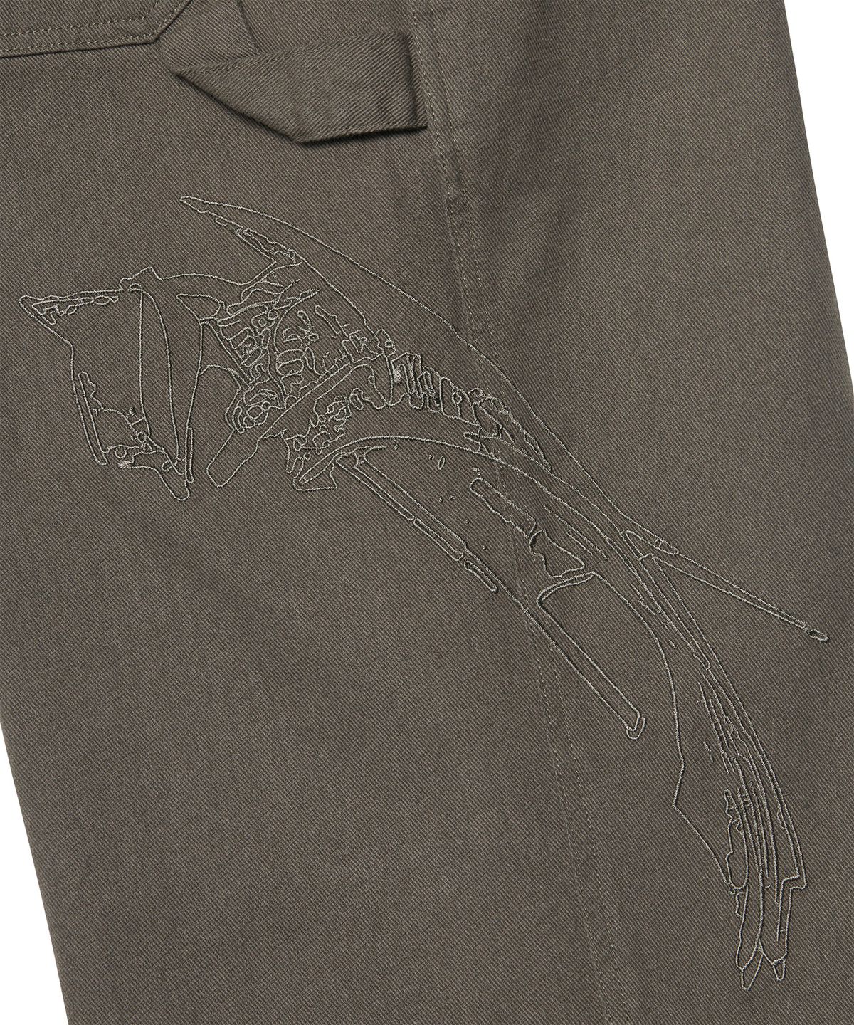노매뉴얼(NOMANUAL) SIDE GRAPHIC PANTS - CHARCOAL