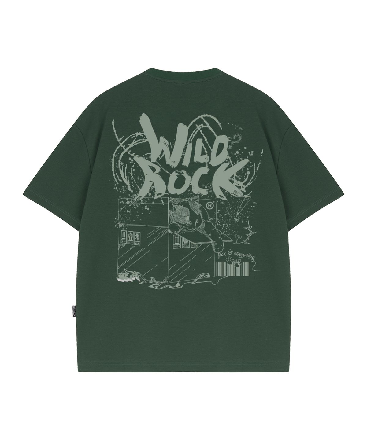 와일드락(WILDROCK) I love boxs 하이텐션 오버핏 반팔 티셔츠