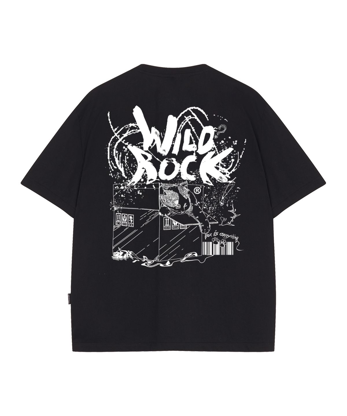 와일드락(WILDROCK) I love boxs 하이텐션 오버핏 반팔 티셔츠