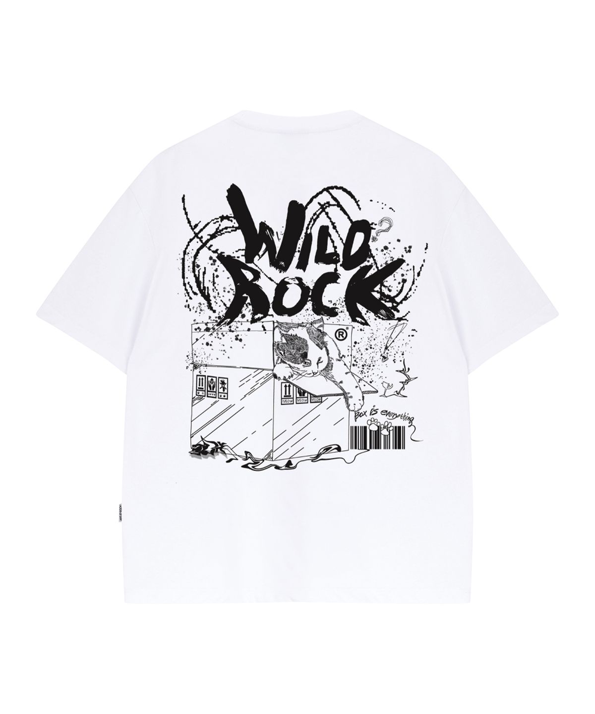 와일드락(WILDROCK) I love boxs 하이텐션 오버핏 반팔 티셔츠