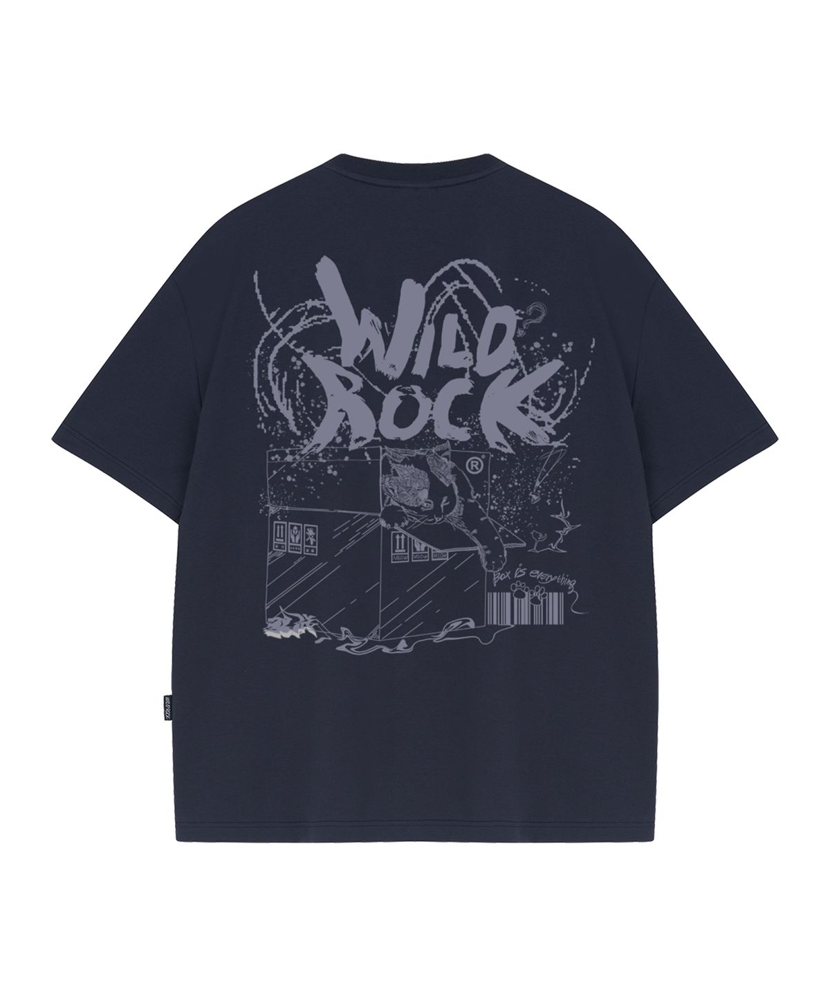 와일드락(WILDROCK) I love boxs 하이텐션 오버핏 반팔 티셔츠