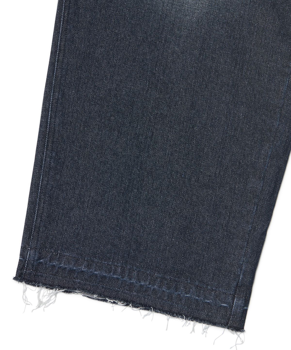 노매뉴얼(NOMANUAL) DESTROYED LAYER DENIM PANTS - WASHED NAVY