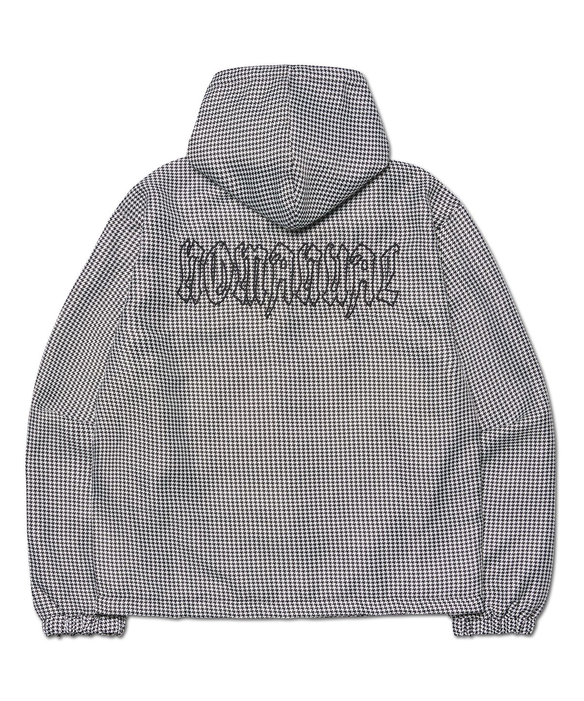 노매뉴얼(NOMANUAL) HOUNDSTOOTH CHECK JUMPER - BLACK