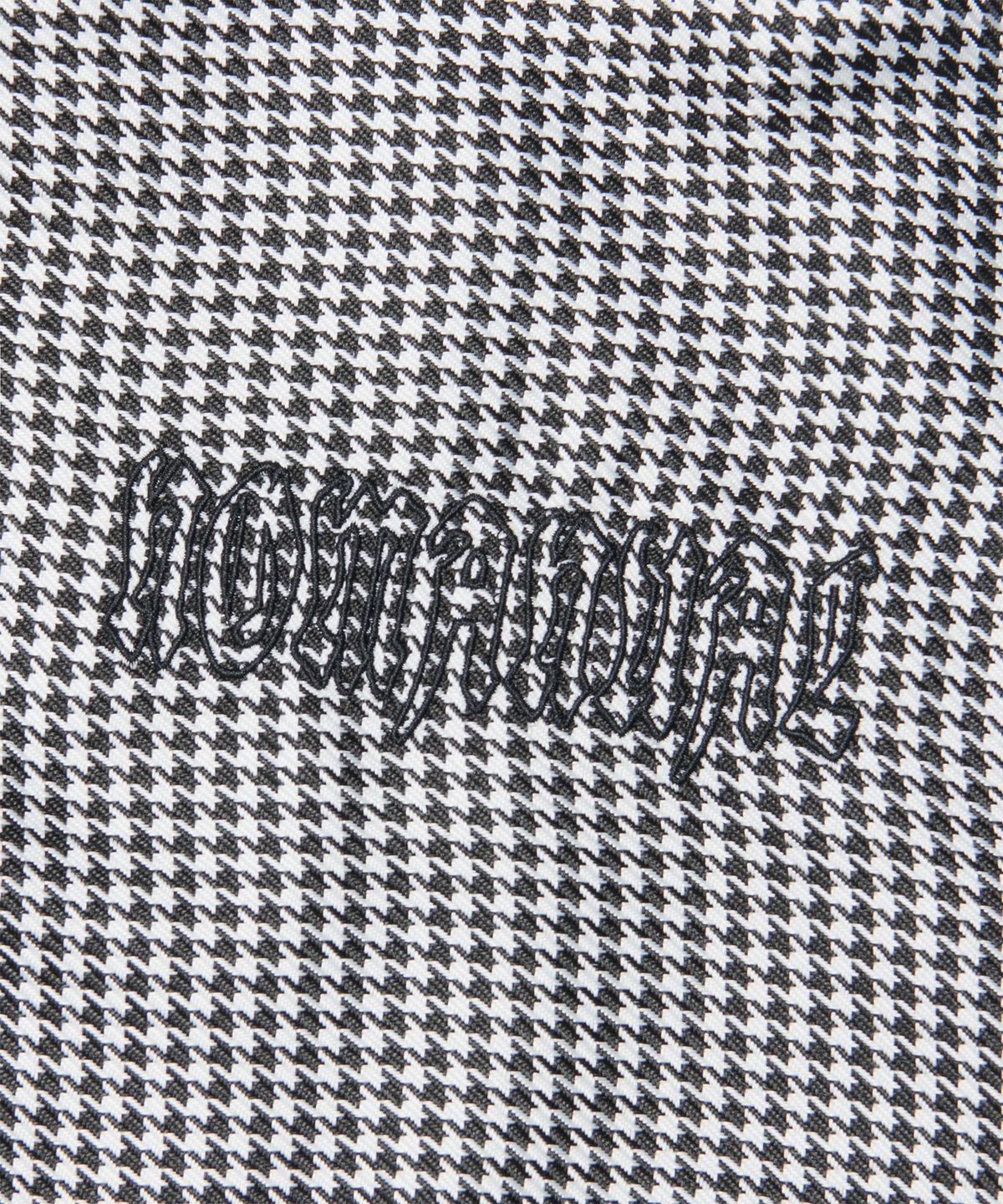 노매뉴얼(NOMANUAL) HOUNDSTOOTH CHECK JUMPER - BLACK