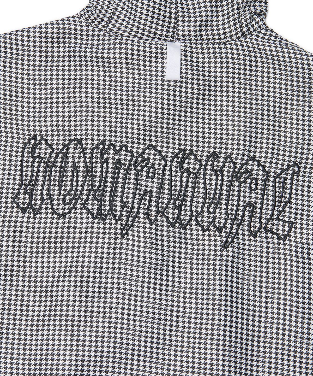 노매뉴얼(NOMANUAL) HOUNDSTOOTH CHECK JUMPER - BLACK