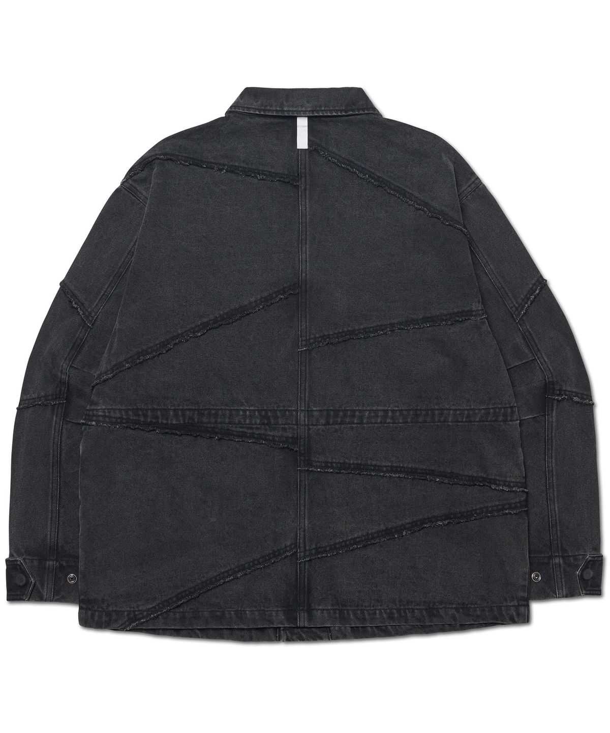 노매뉴얼(NOMANUAL) R.C DENIM BDU JACKET - WASHED BLACK