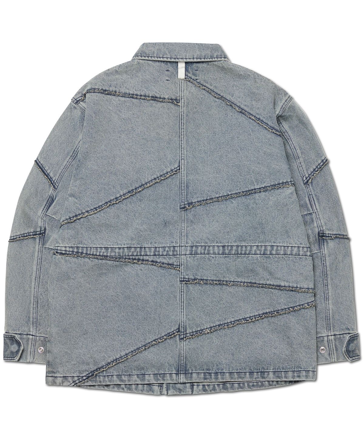 노매뉴얼(NOMANUAL) R.C DENIM BDU JACKET - WASHED BLUE