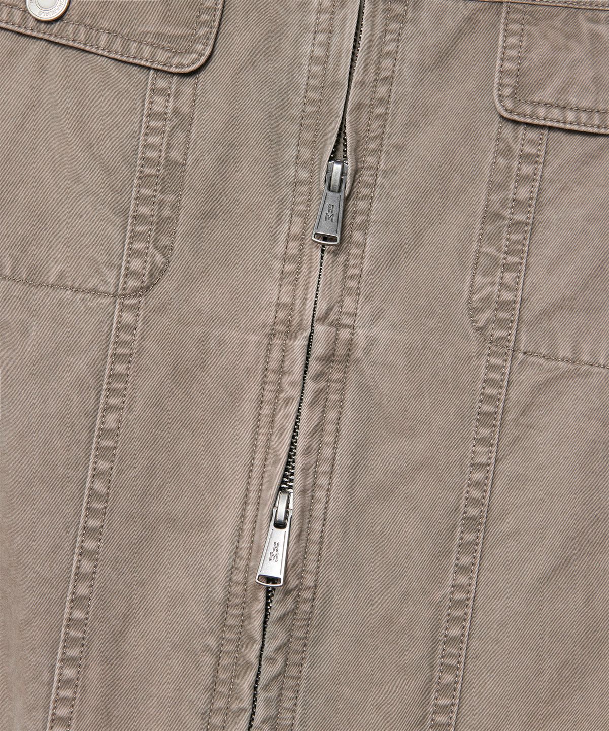 노매뉴얼(NOMANUAL) SLASH TRUCKER JACKET - WASHED CHARCOAL
