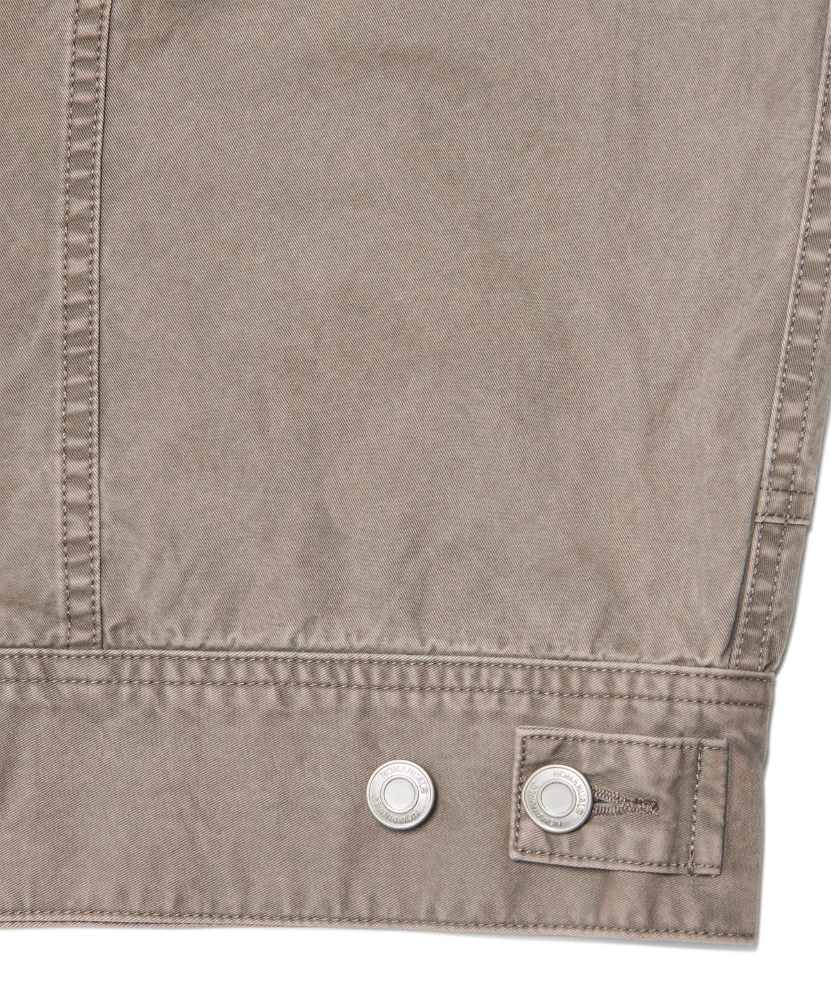 노매뉴얼(NOMANUAL) SLASH TRUCKER JACKET - WASHED CHARCOAL