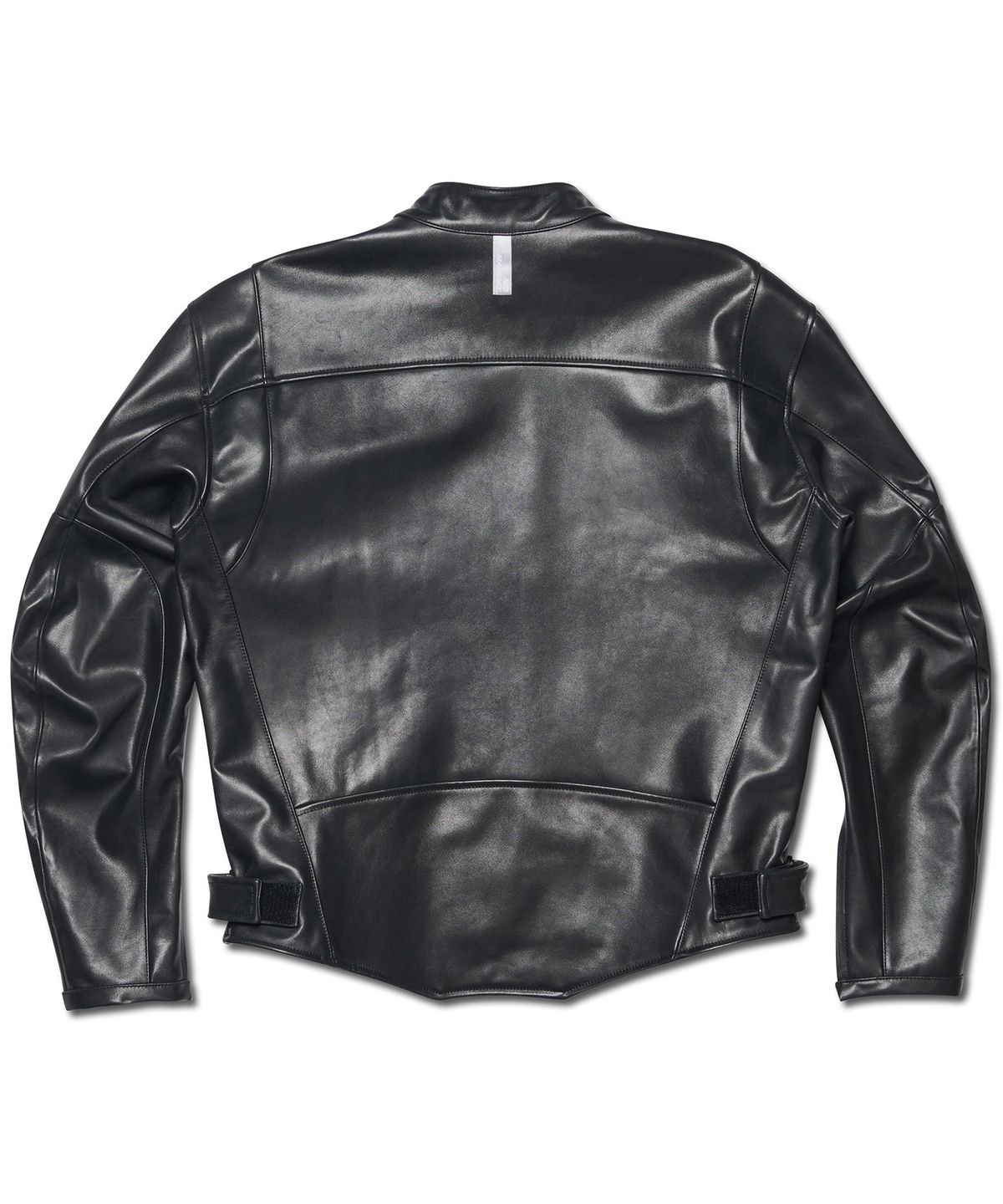 노매뉴얼(NOMANUAL) MOTO LEATHER JACKET - BLACK