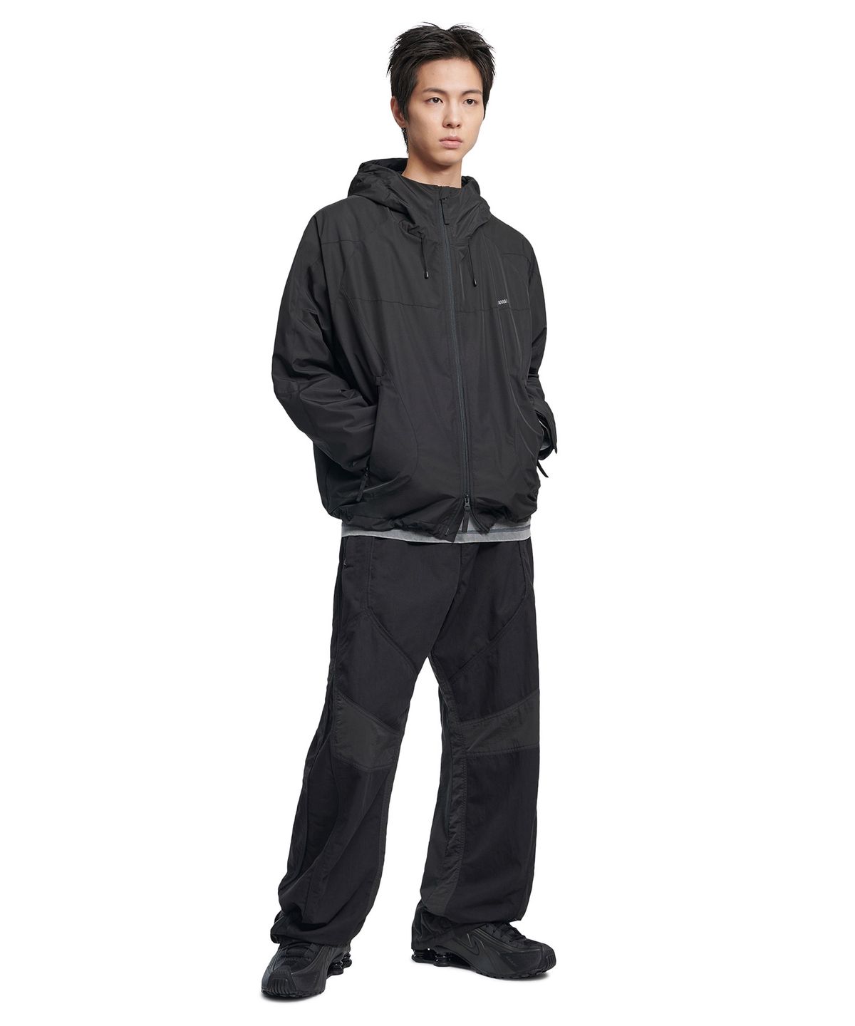 노매뉴얼(NOMANUAL) EASTON WIND SHELL - BLACK